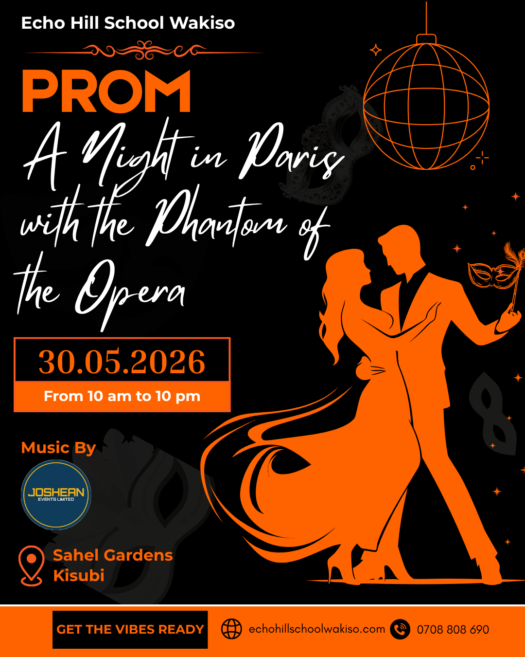 Prom Party 2026: A Night in Paris with the Phantom of the Opera